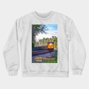 CSX Train in South Carolina Crewneck Sweatshirt